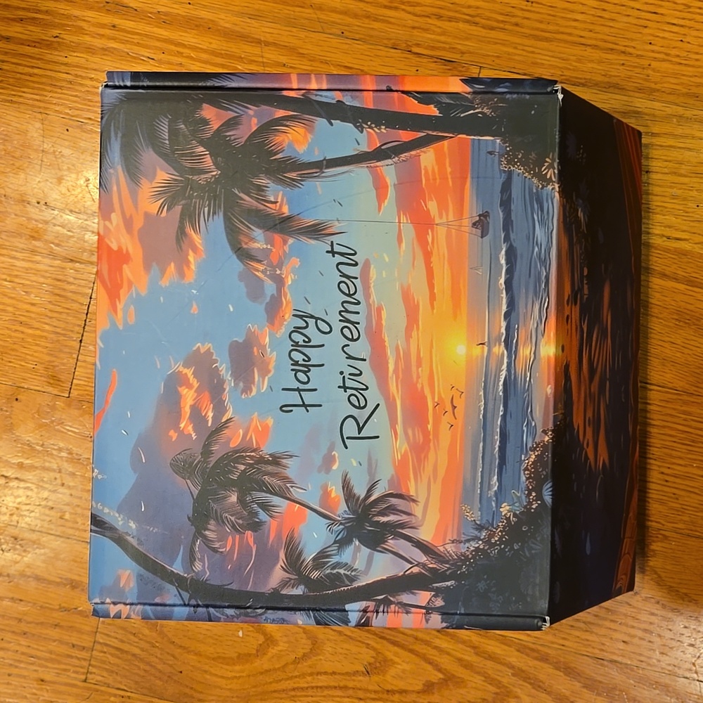 Retirement Gift box beach theme